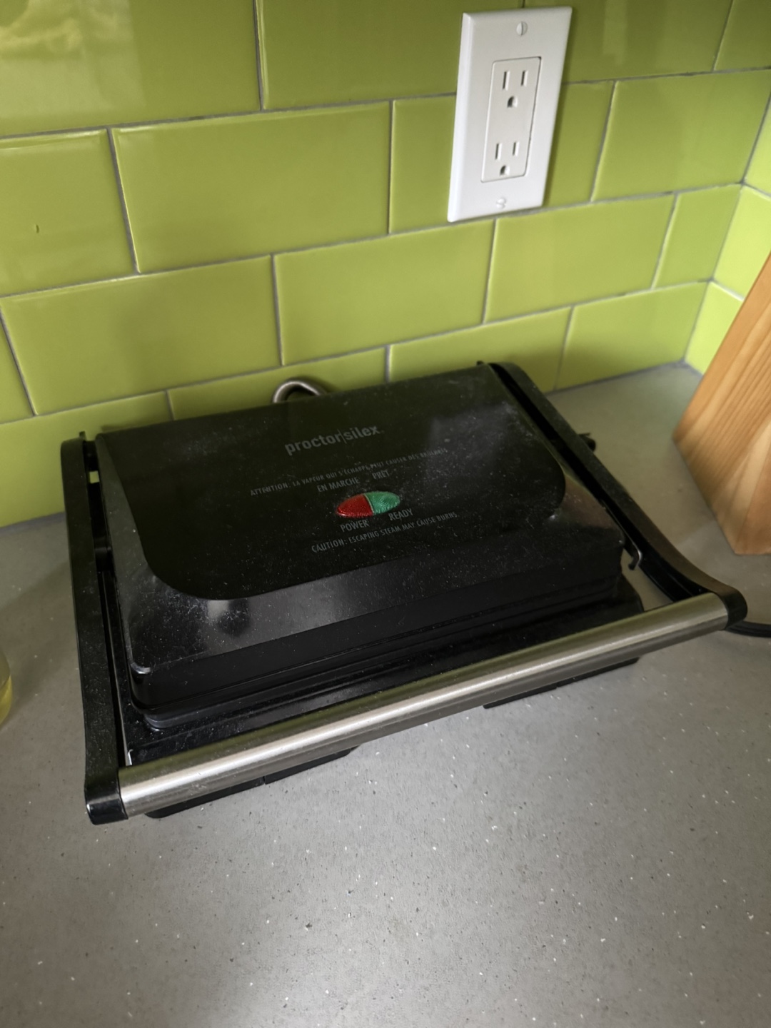 Proctor Silex 2-Slice Panini Press - photo 2