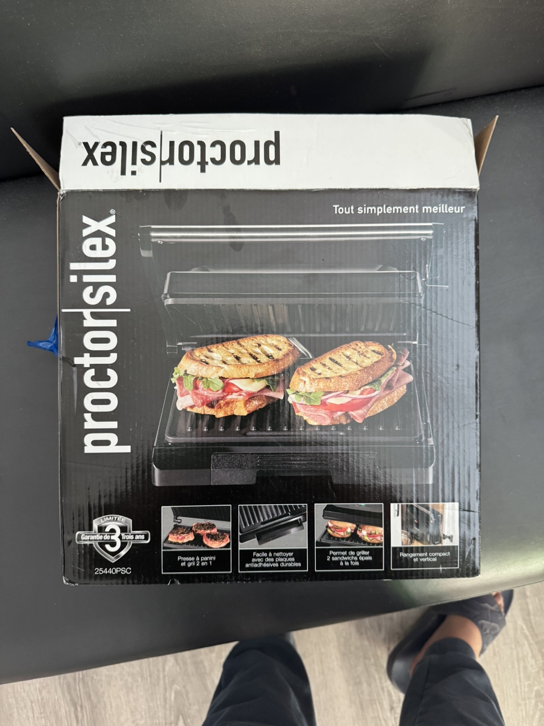 Proctor Silex 2-Slice Panini Press