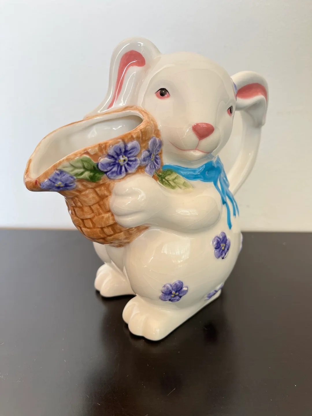 Vintage Adorable Bunny Pitcher image indicator(2)