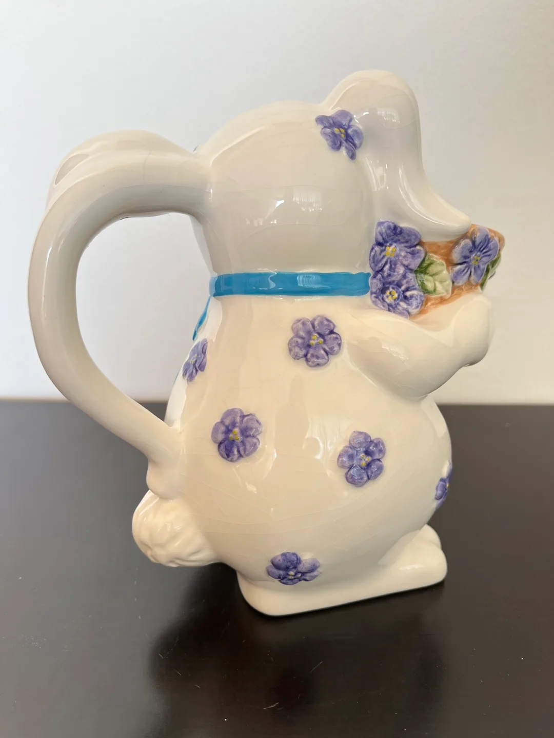 Vintage Adorable Bunny Pitcher image indicator(4)