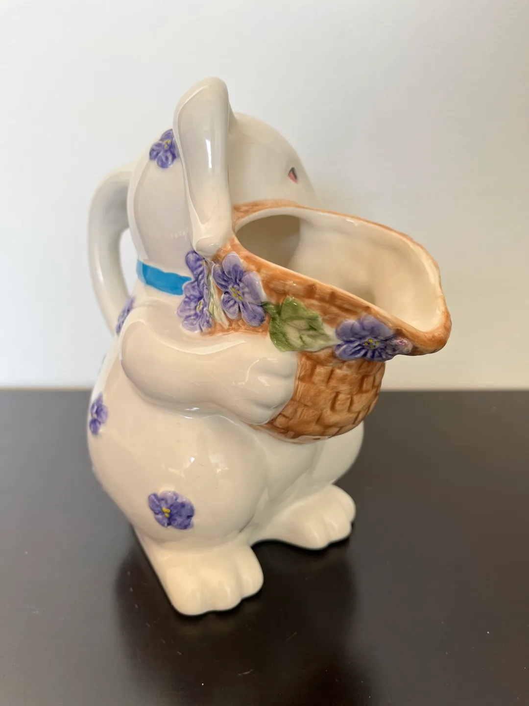 Vintage Adorable Bunny Pitcher image indicator(5)