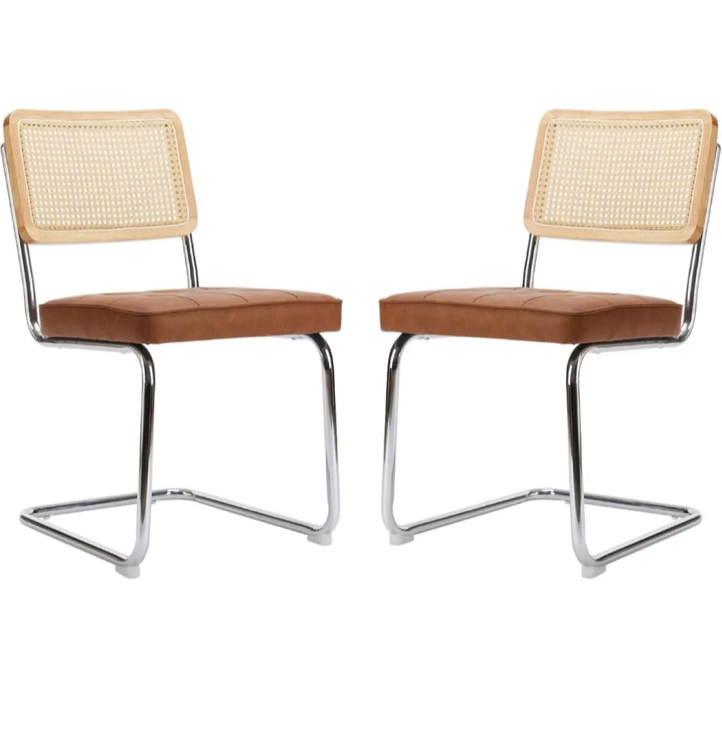 Mid-Century Modern Dining Chairs - Set of Two thumbnail