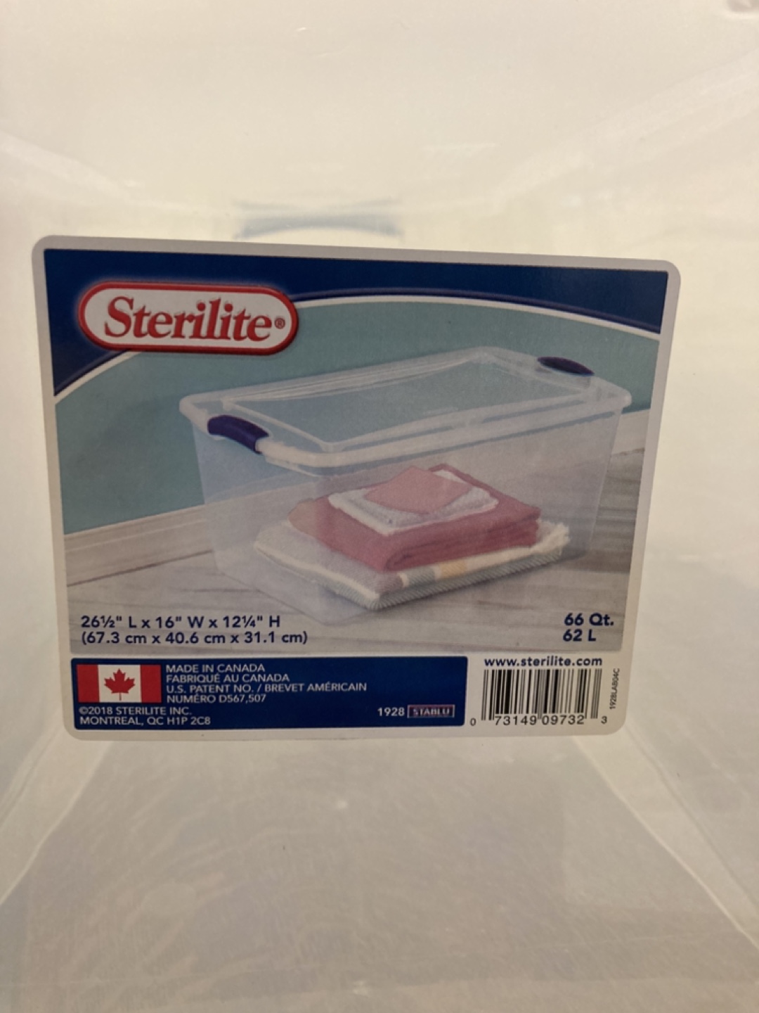 Sterilite 66 Quart Storage Box - photo 2