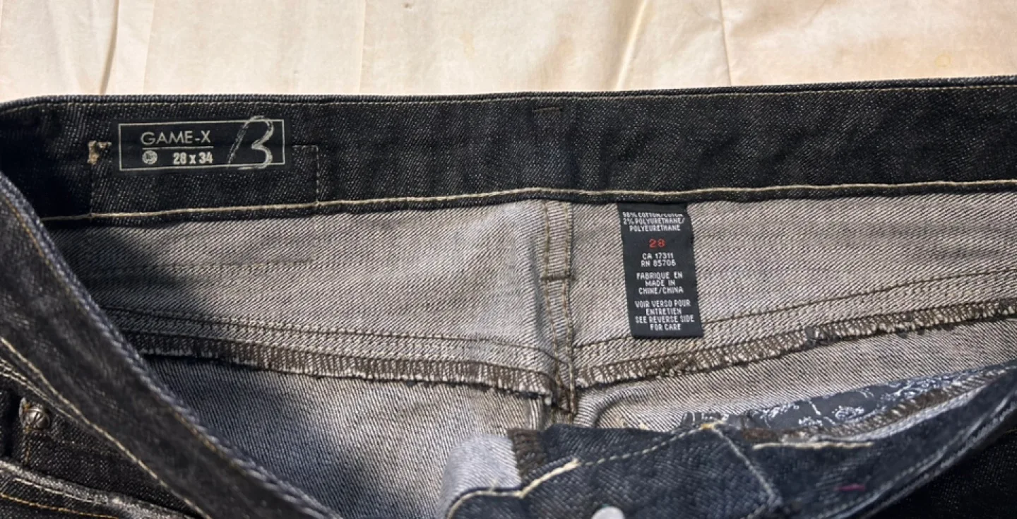 Buffalo David Bitton Men's Game.X Dark Wash Jeans Size 28x34 image indicator(4)