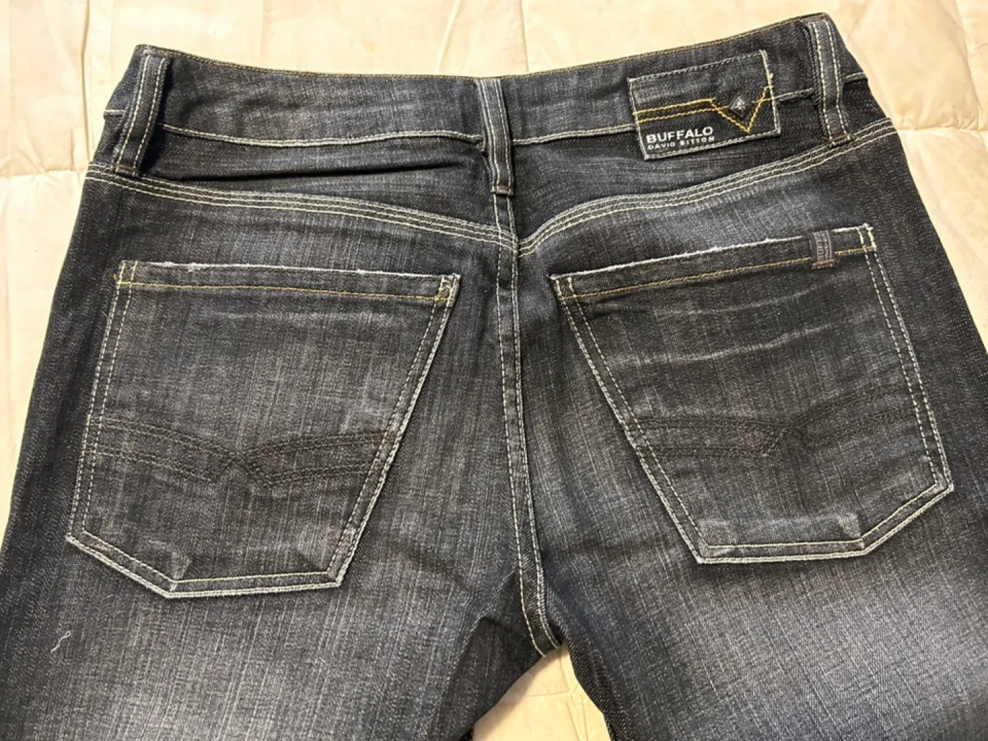 Buffalo David Bitton Men's Game.X Dark Wash Jeans Size 28x34 image indicator(7)