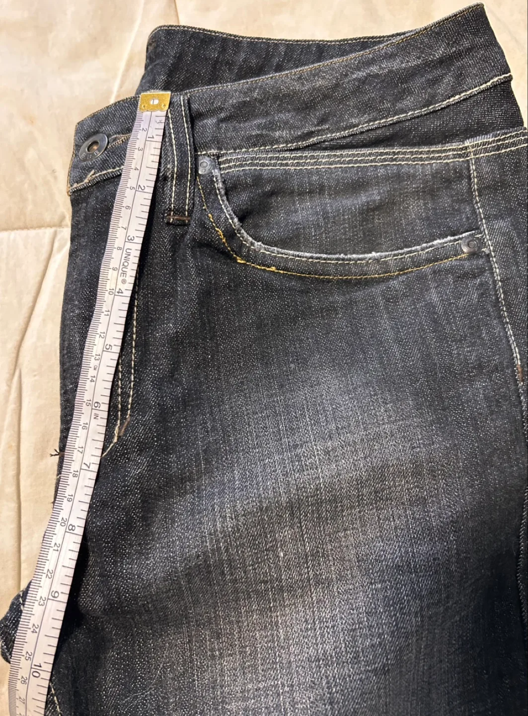 Buffalo David Bitton Men's Game.X Dark Wash Jeans Size 28x34 image indicator(9)