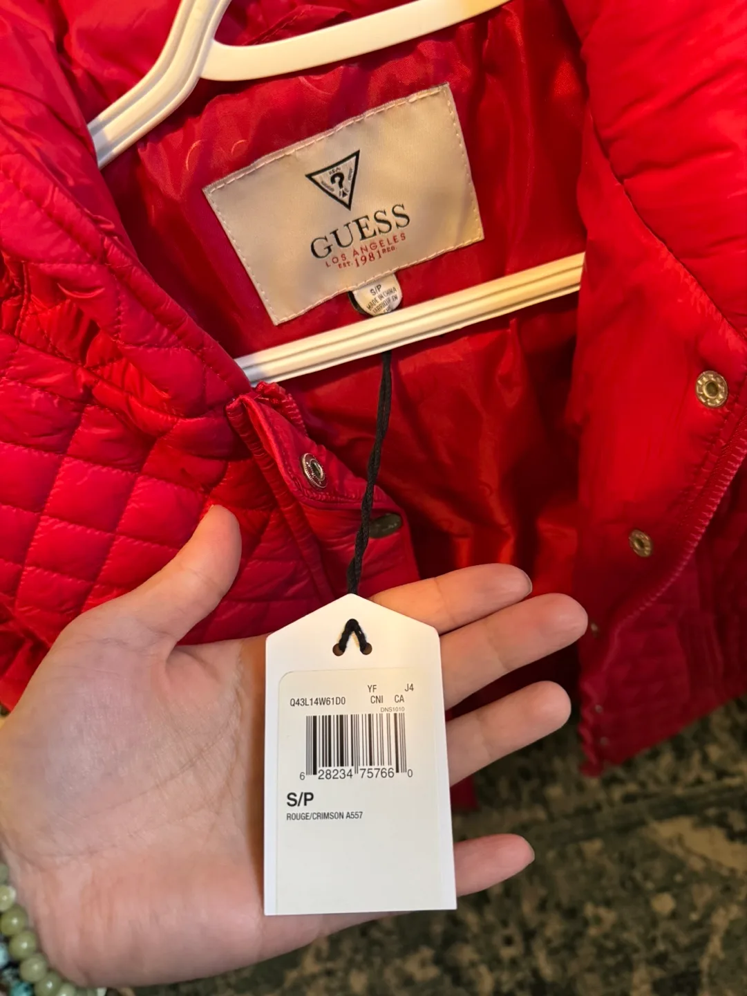 Red Guess Jacket image indicator(4)