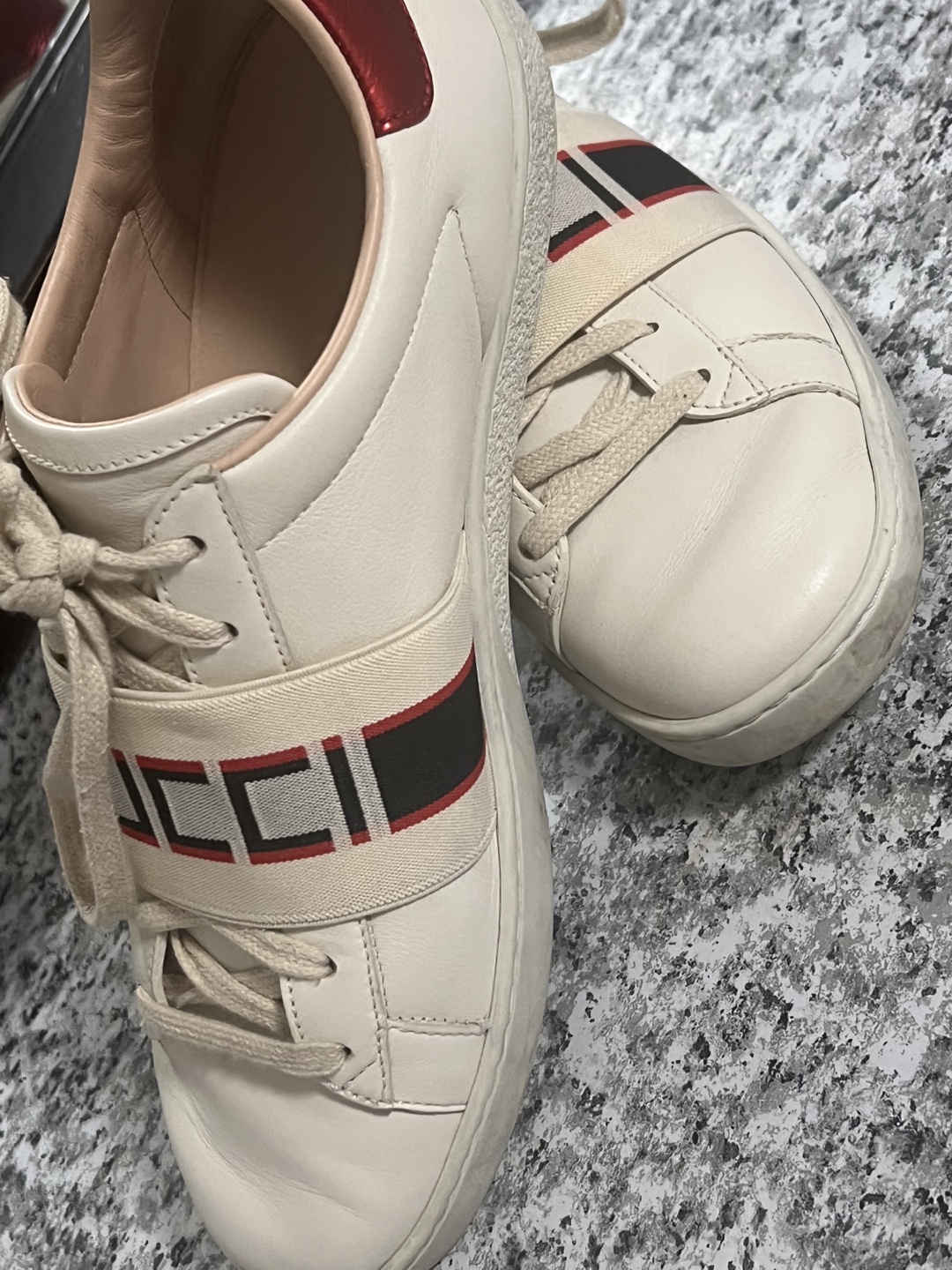 Gucci Women's Ace Leather Sneakers🚶🏻‍♀️‍➡️ - photo 3