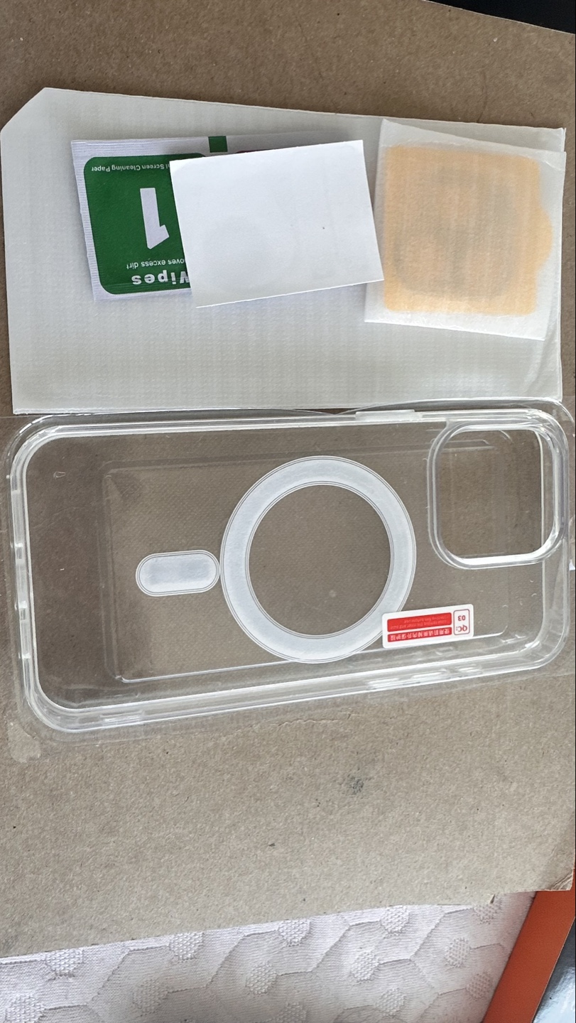 iPhone 15 Pro Max Clear Case with Screen Protector - photo 2