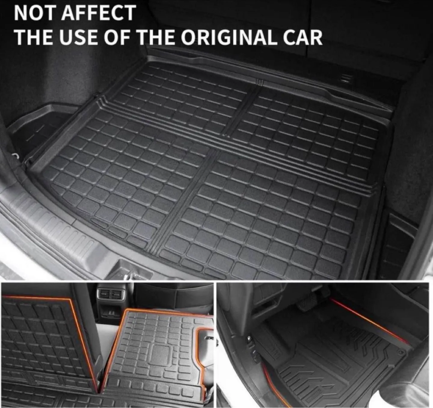 17-22 Honda CRV HYBRID Trunk Mat & Backrest Mats image indicator(6)