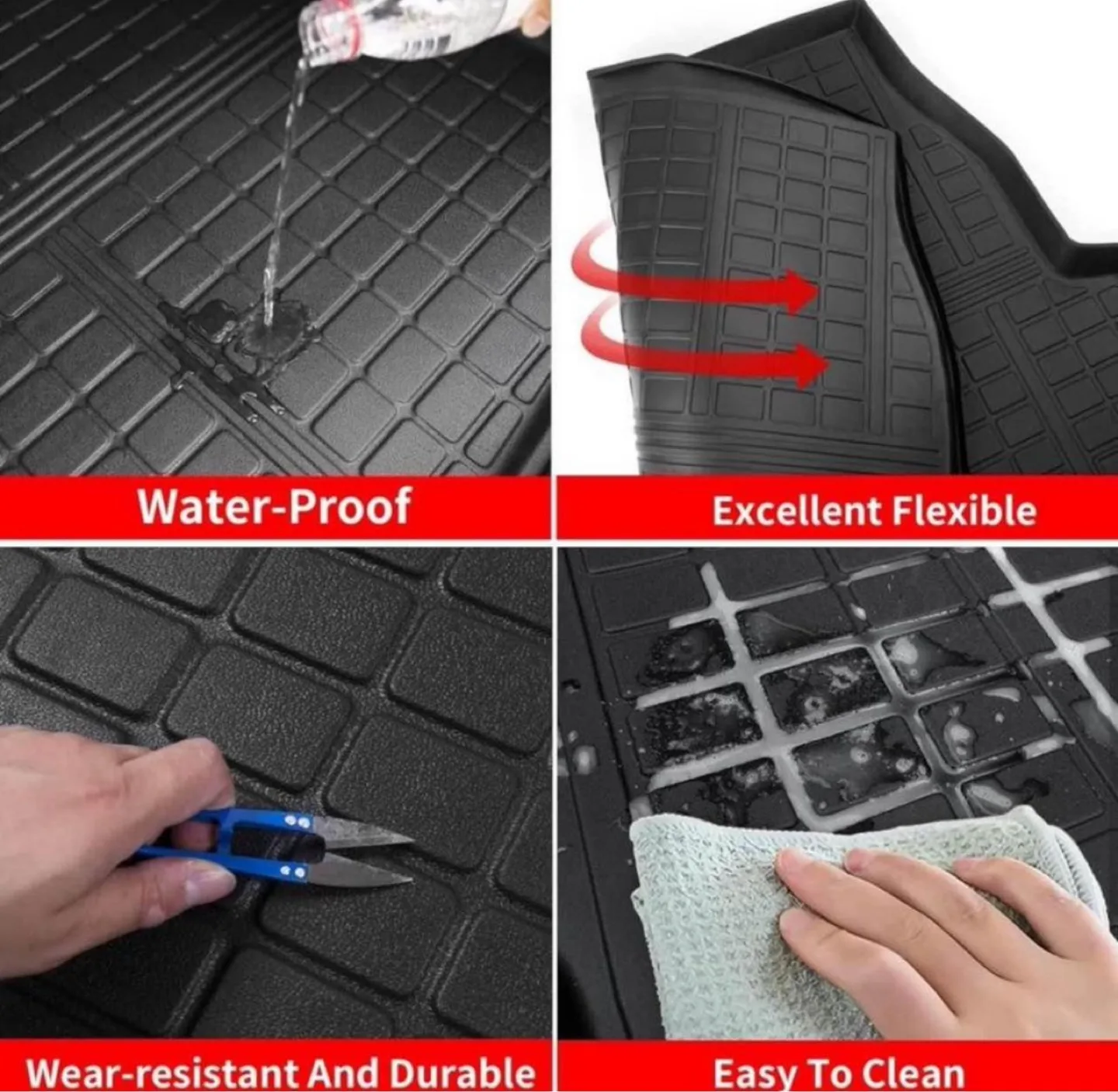 17-22 Honda CRV HYBRID Trunk Mat & Backrest Mats image indicator(7)