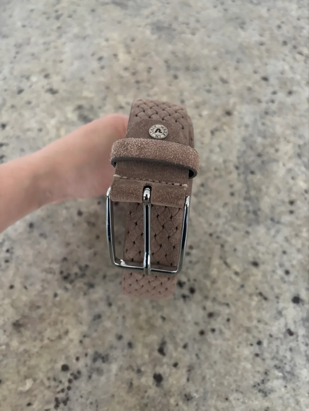 Roncato Men's Woven Leather Belt thumbnail