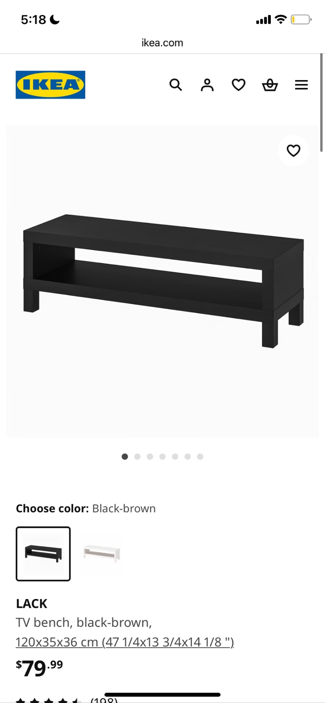 Lack tv bench