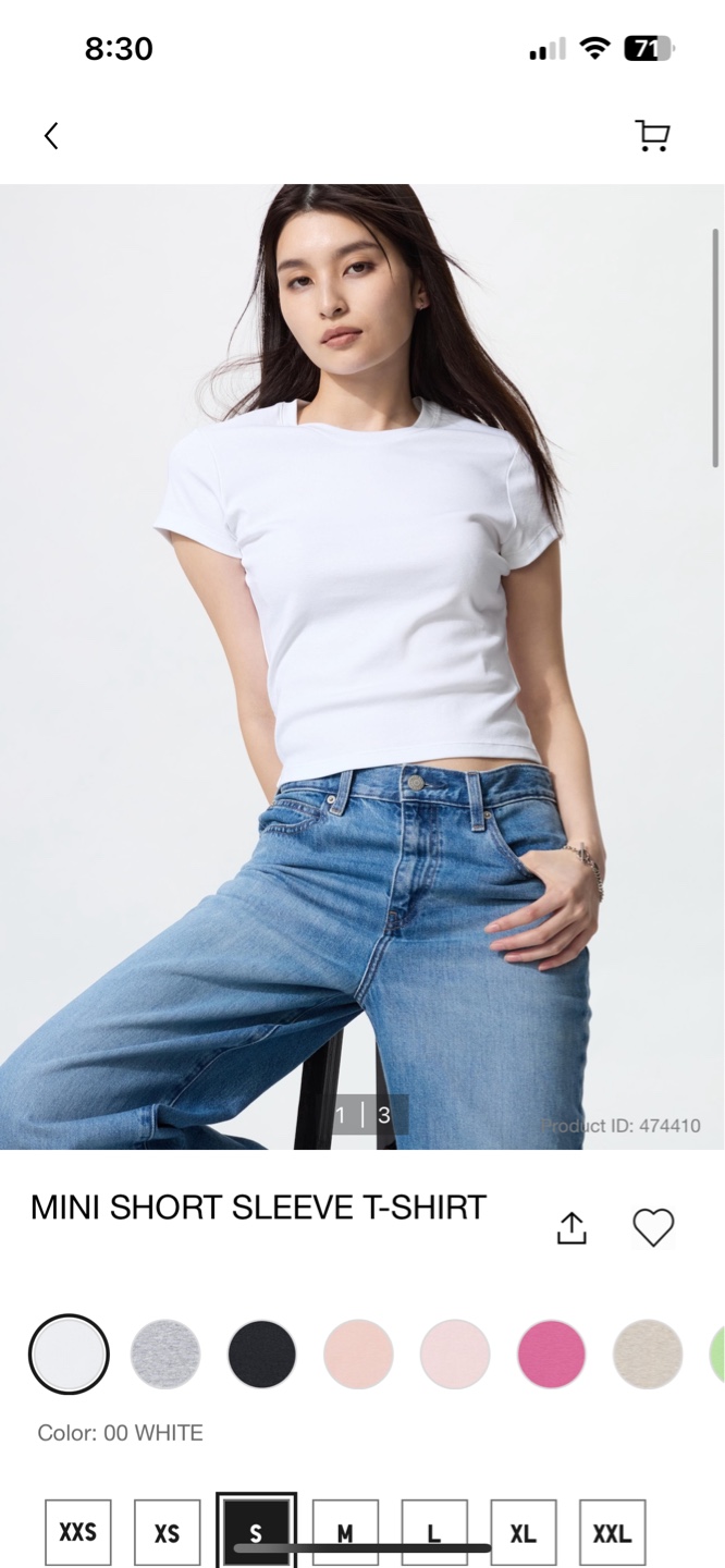 Uniqlo Mini Short Sleeve T-Shirt - photo 3