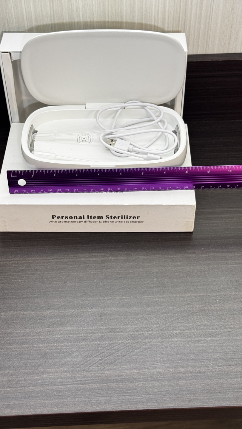 Personal Item Sterilizer with & Wireless Charger - photo 3