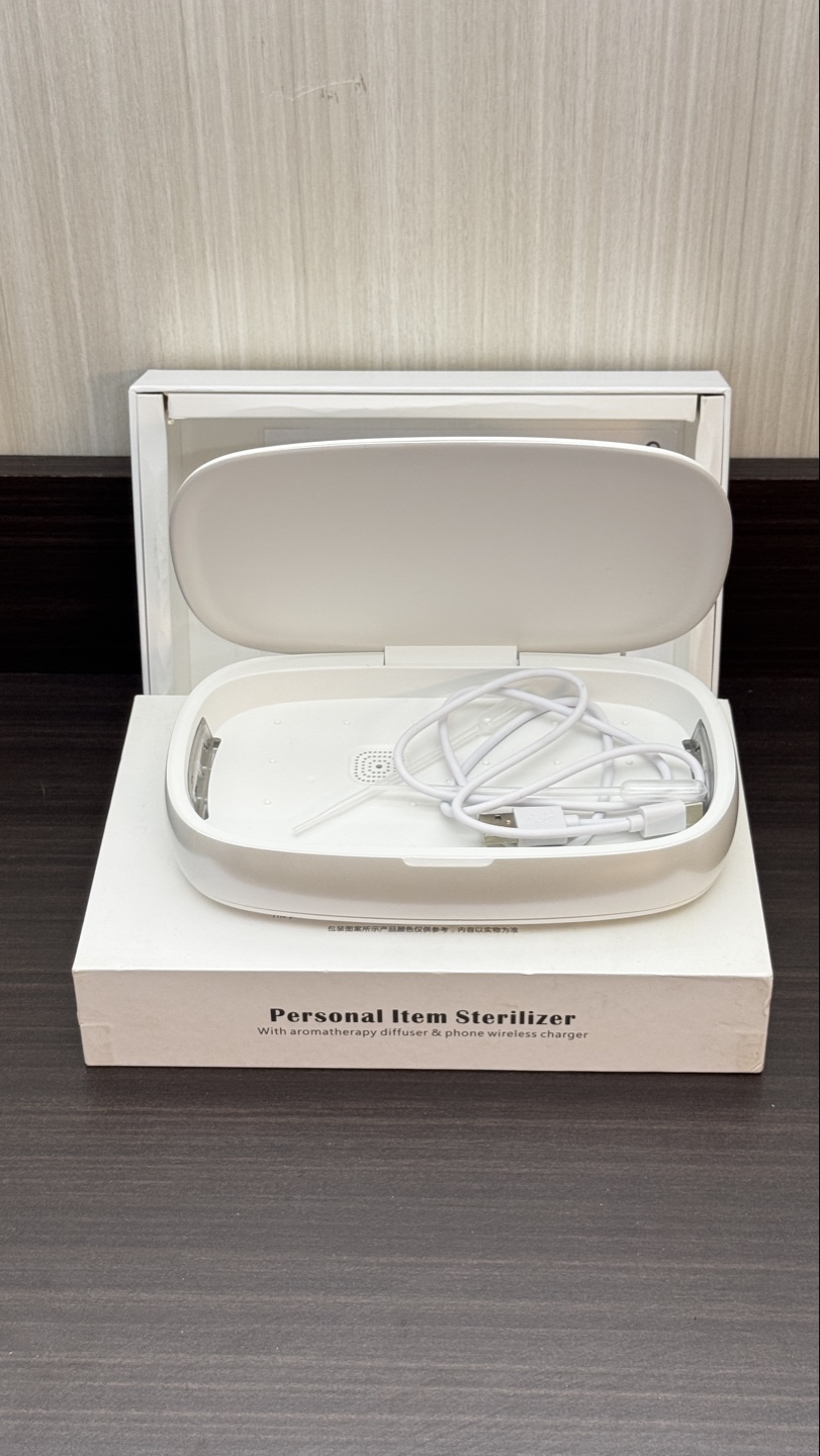 Personal Item Sterilizer with & Wireless Charger