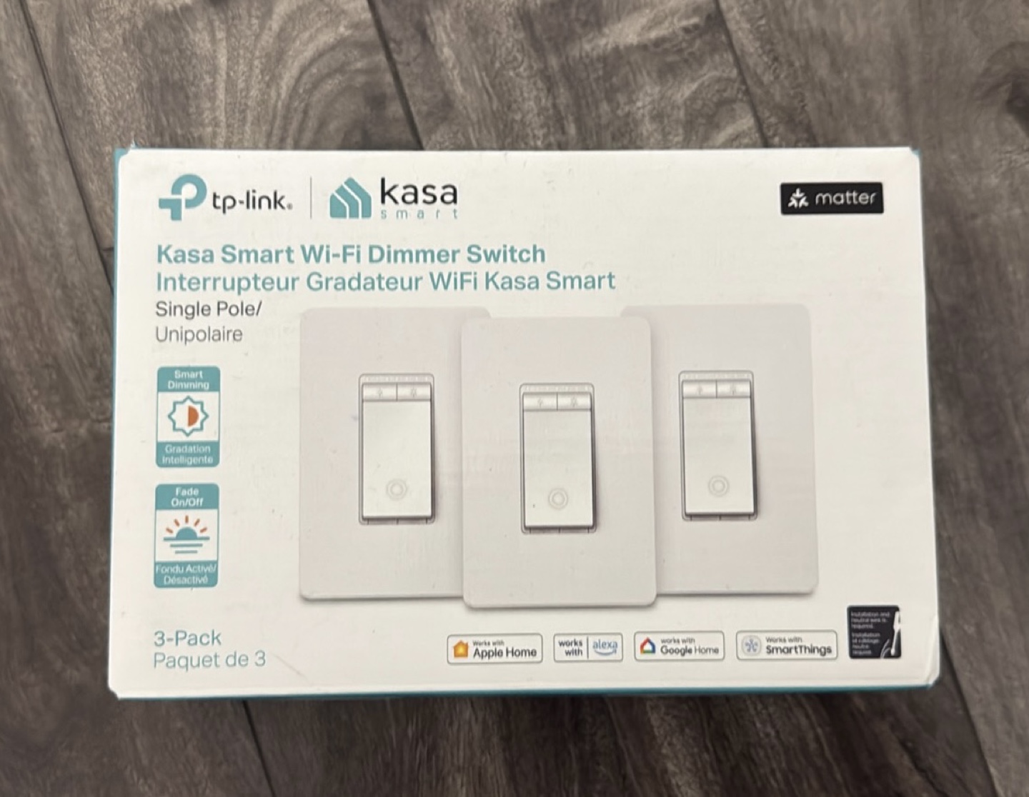 Kasa Smart Wi-Fi Dimmer Switch 3-Pack - photo 2