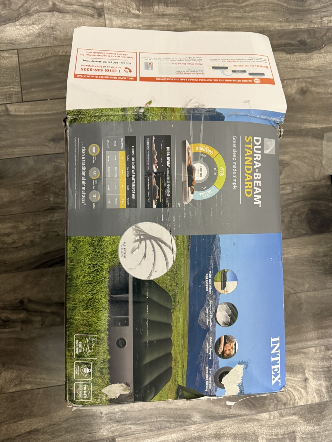 INTEX Dura-Beam Standard Single Air Mattress