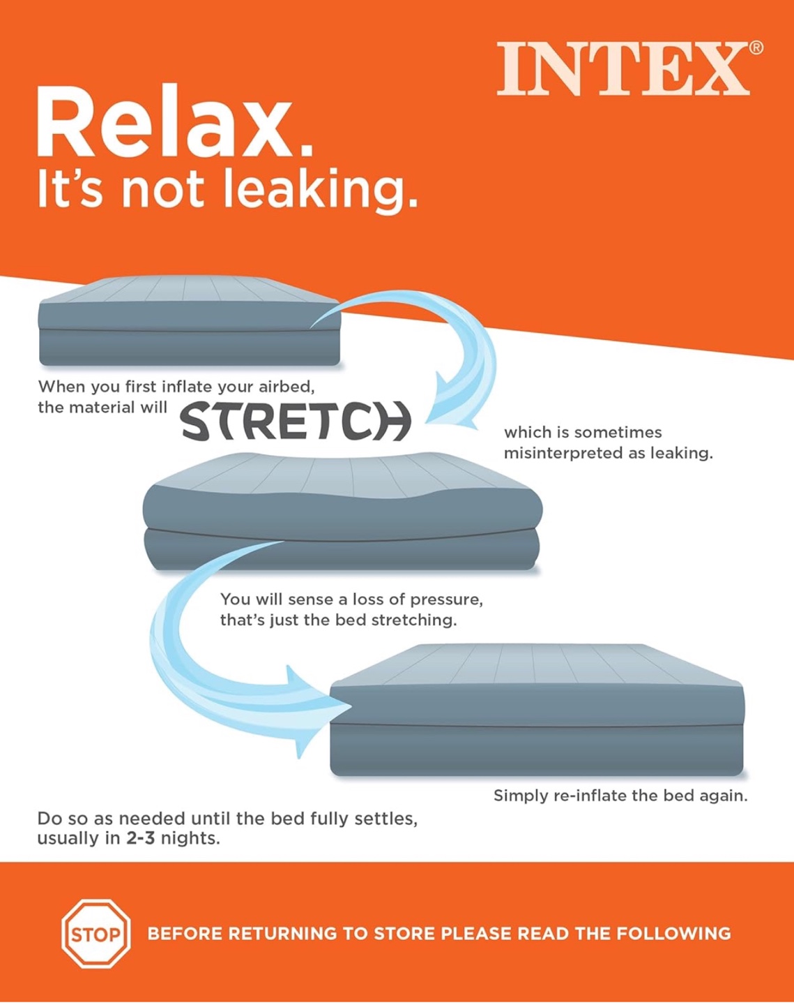 INTEX Dura-Beam Standard Single Air Mattress - photo 5