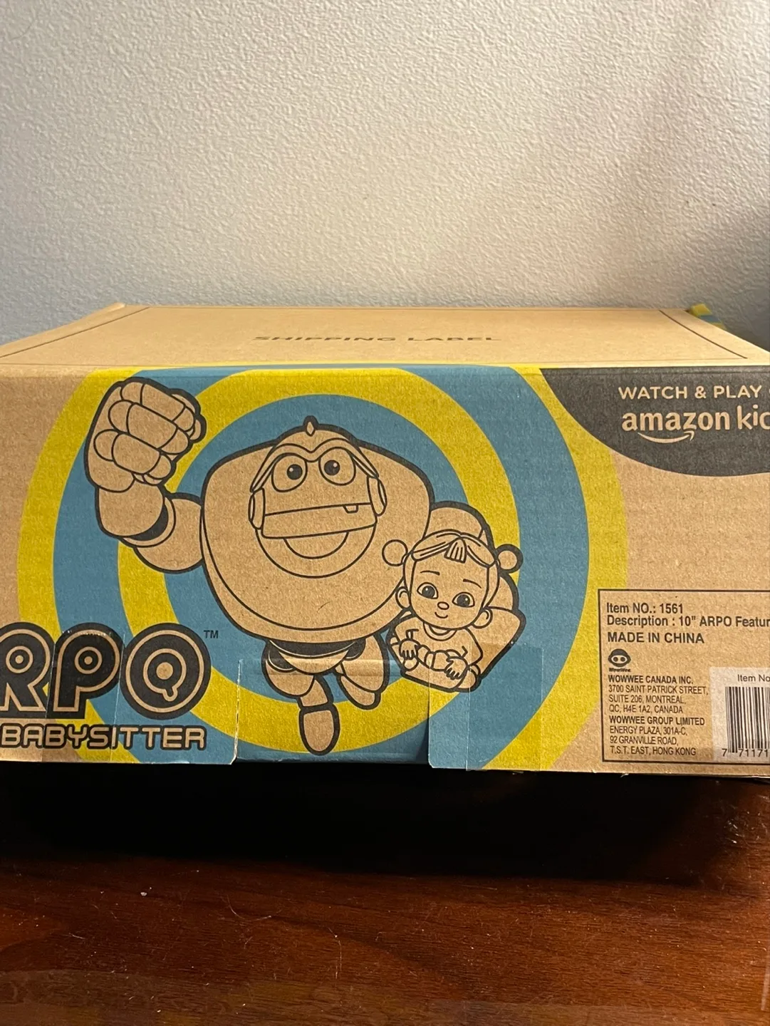 ARPO Robot Babysitter Plush Toy with Lights & Sounds image indicator(7)