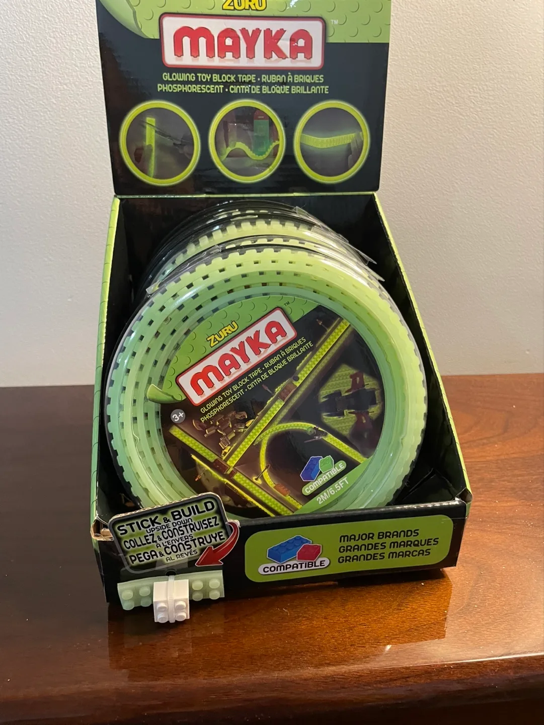 ZURU Mayka Glowing Toy Block Tape - 2m/6.5ft image indicator(2)