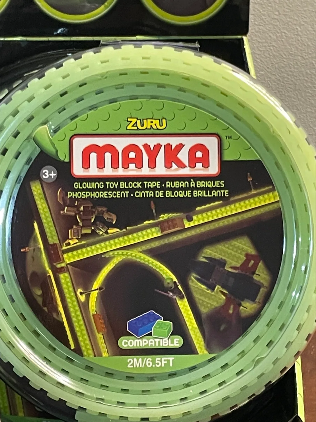 ZURU Mayka Glowing Toy Block Tape - 2m/6.5ft image indicator(3)
