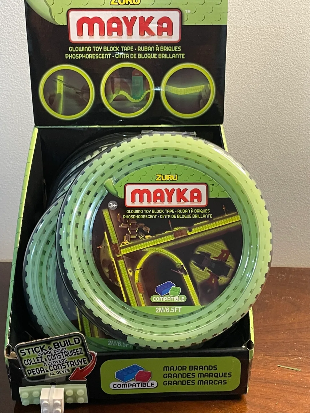 ZURU Mayka Glowing Toy Block Tape - 2m/6.5ft image indicator(6)