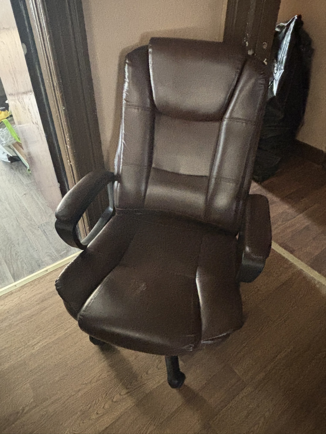Brown Leather Office Chair