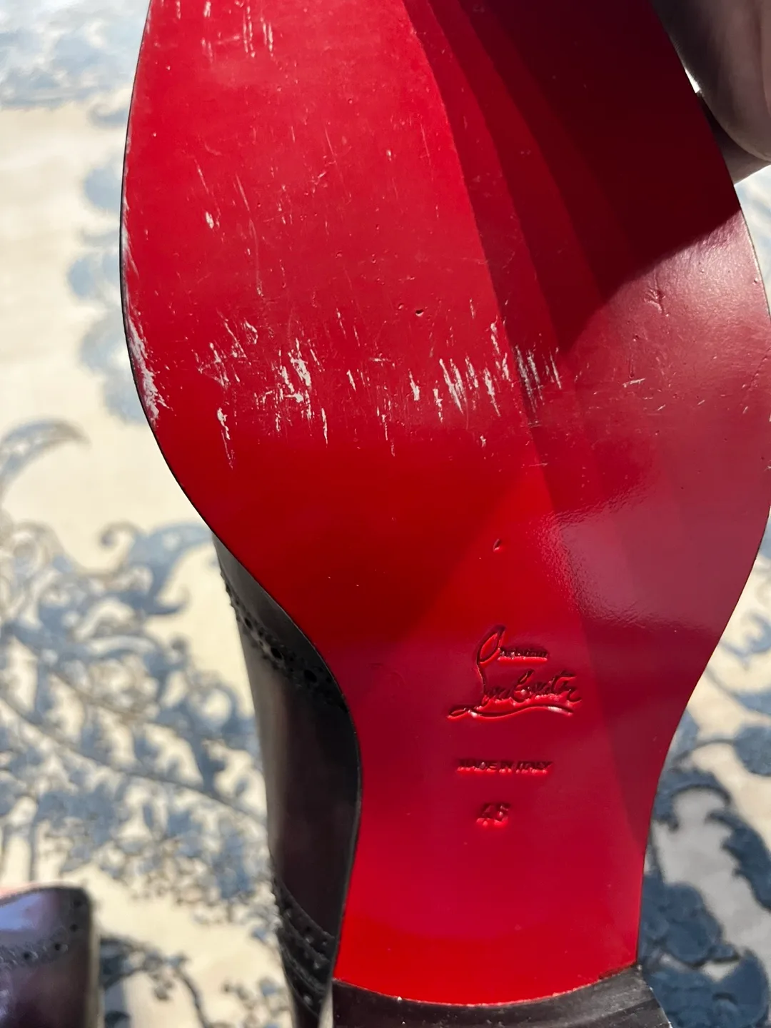 Christian Louboutin Men's Double Monk Strap Shoes. image indicator(4)