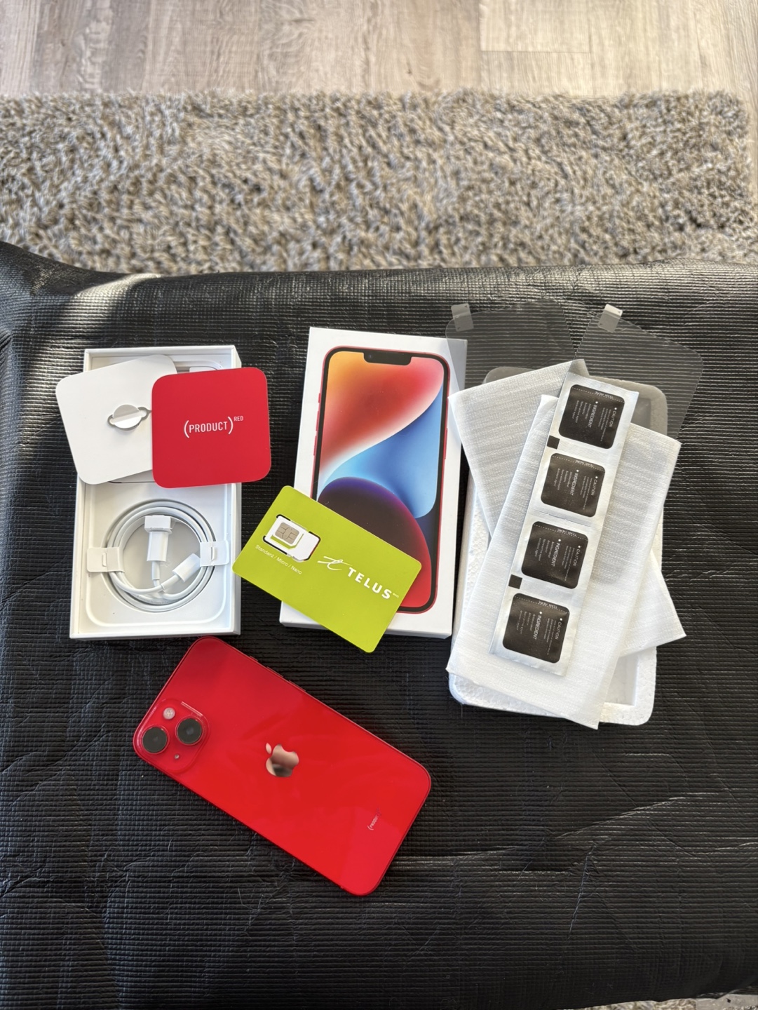 iPhone 14 (512GB) - PRODUCT(RED) - Unlocked + Full Kit