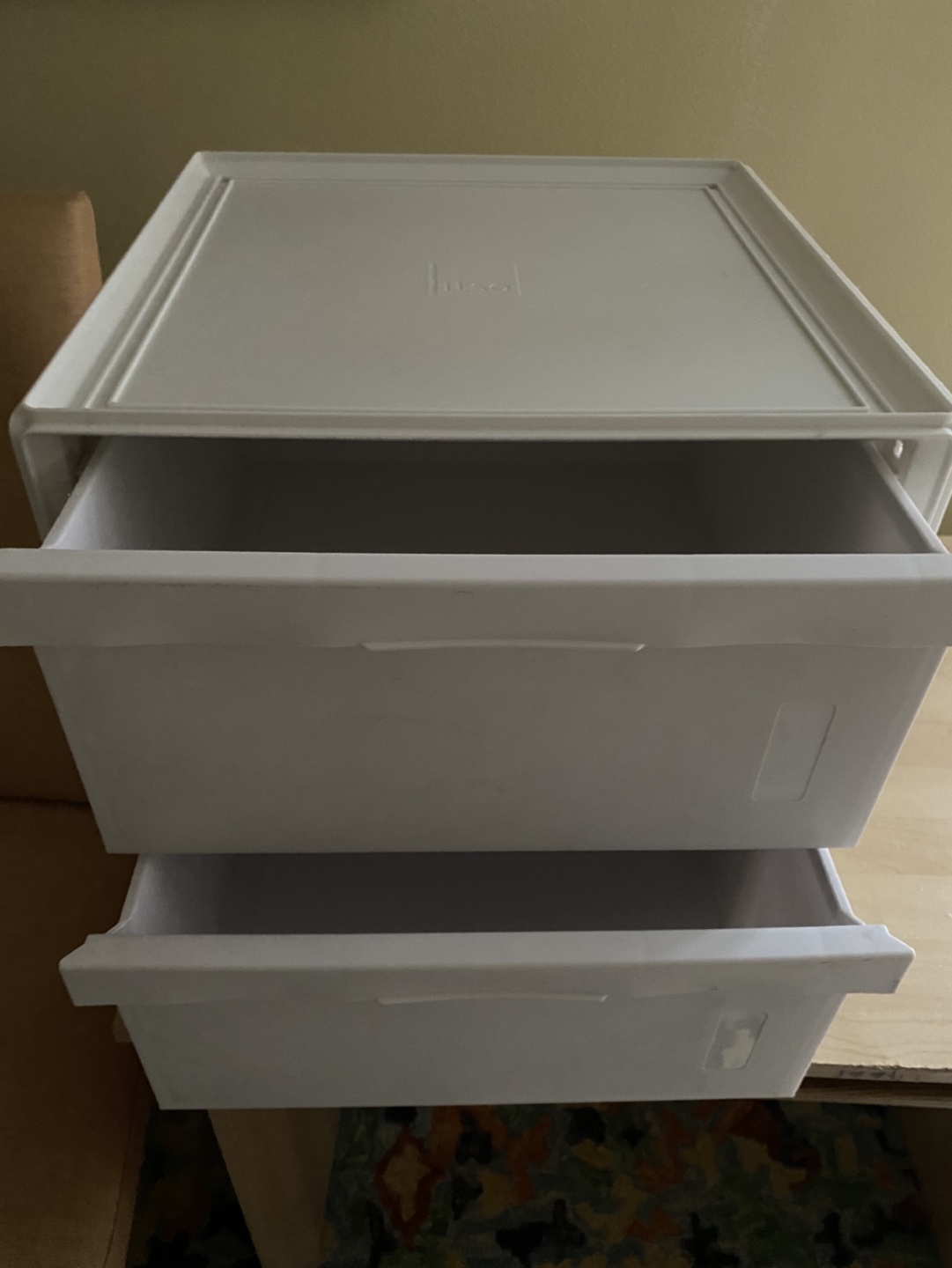 2-Drawer Plastic Storage Organizer - photo 2