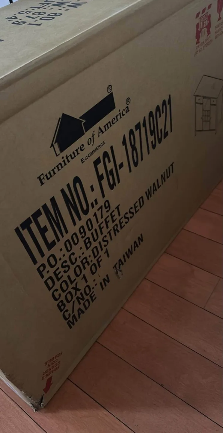 Sugarbush 41.85" Bar Cabinet - Distressed Walnut image indicator(4)