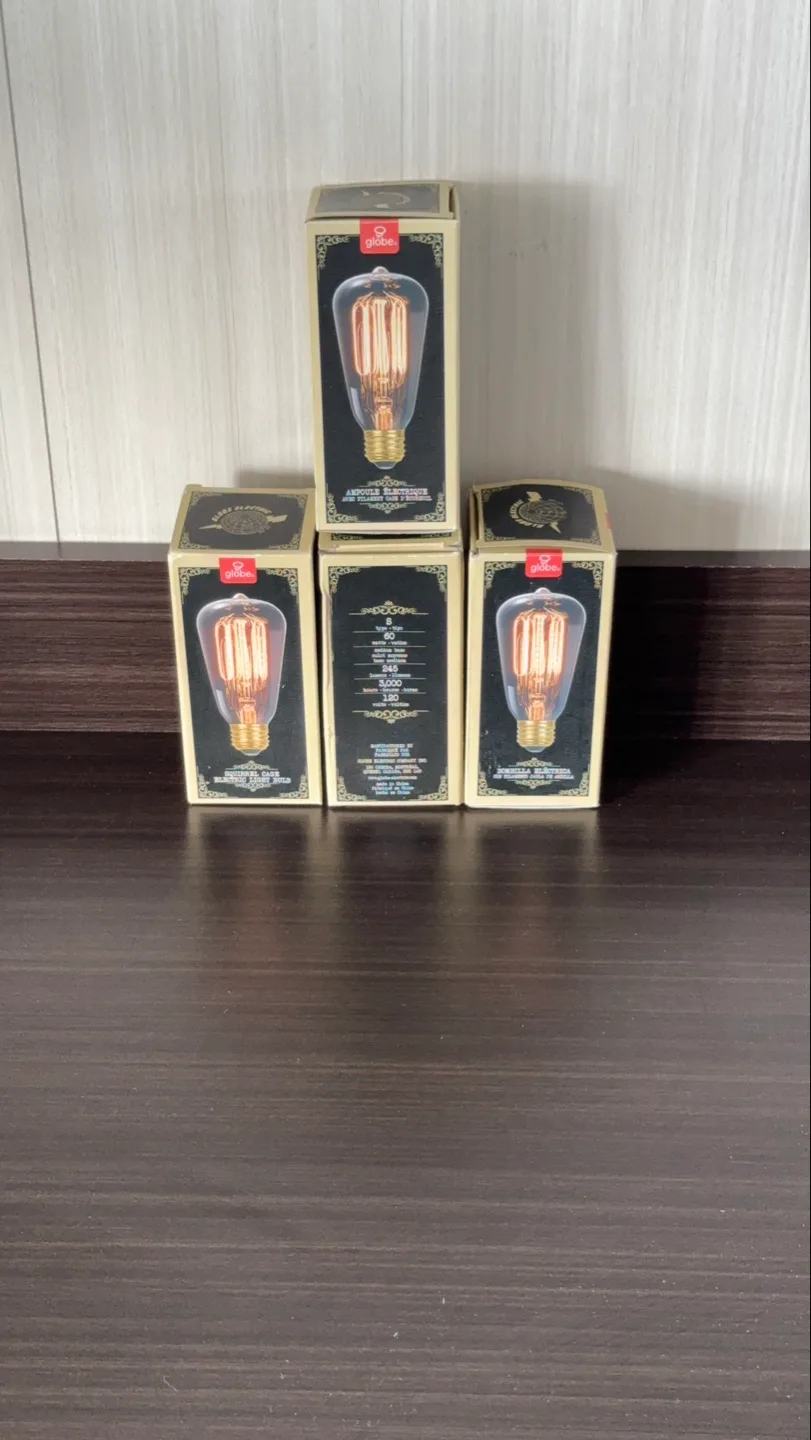 Globe Electric Antique Edison Light Bulbs (4-pack) image indicator(4)