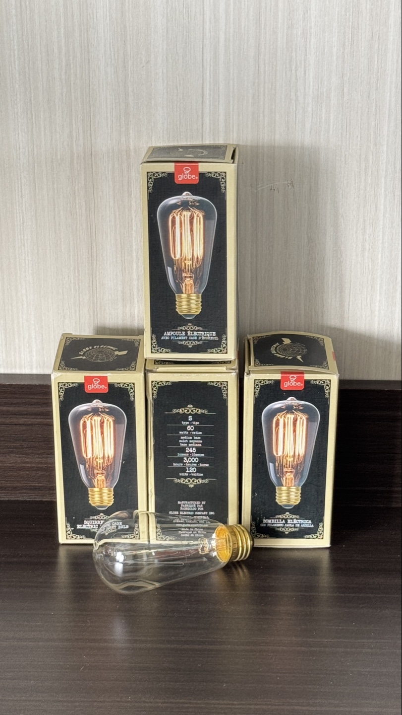 Globe Electric Antique Edison Light Bulbs (4-pack) - photo 2