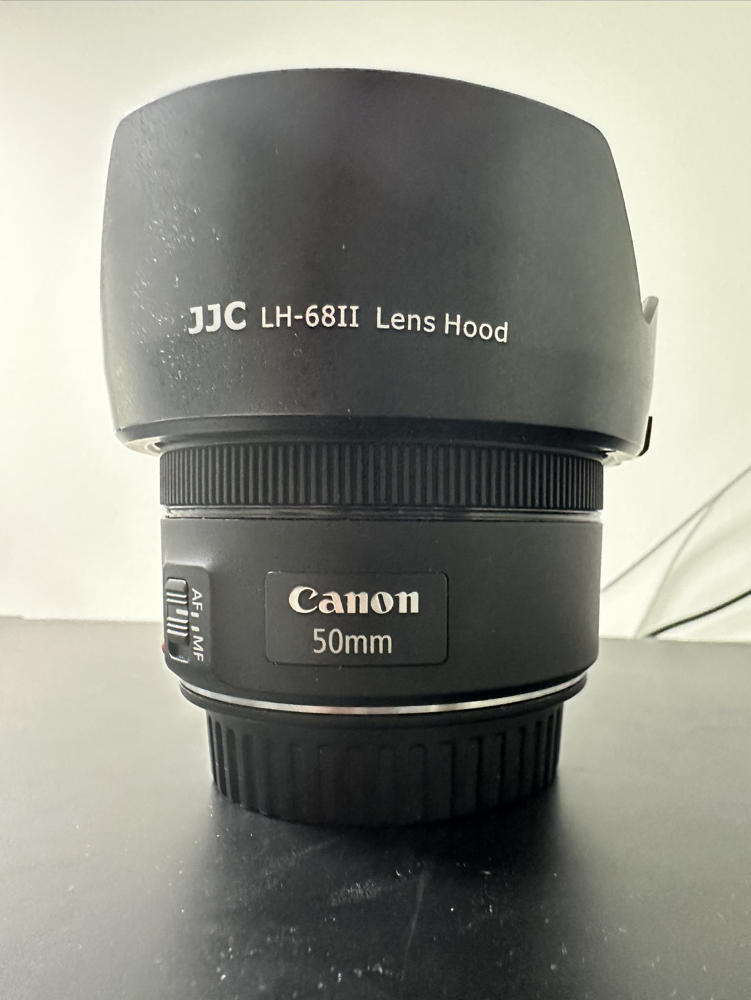 Canon EF 50mm f/1.8 STM lens like-new condition