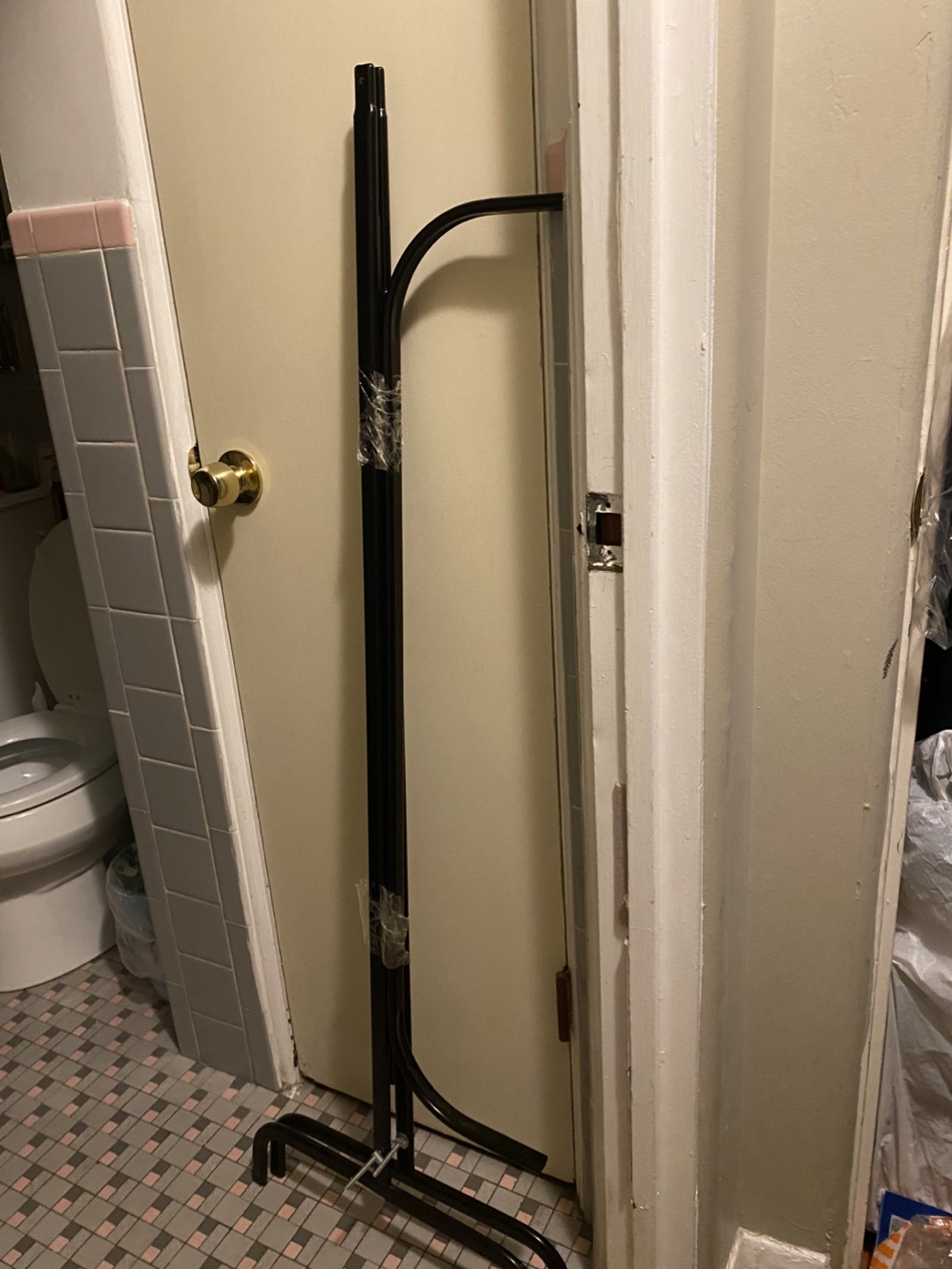 Black Metal clothes Rack