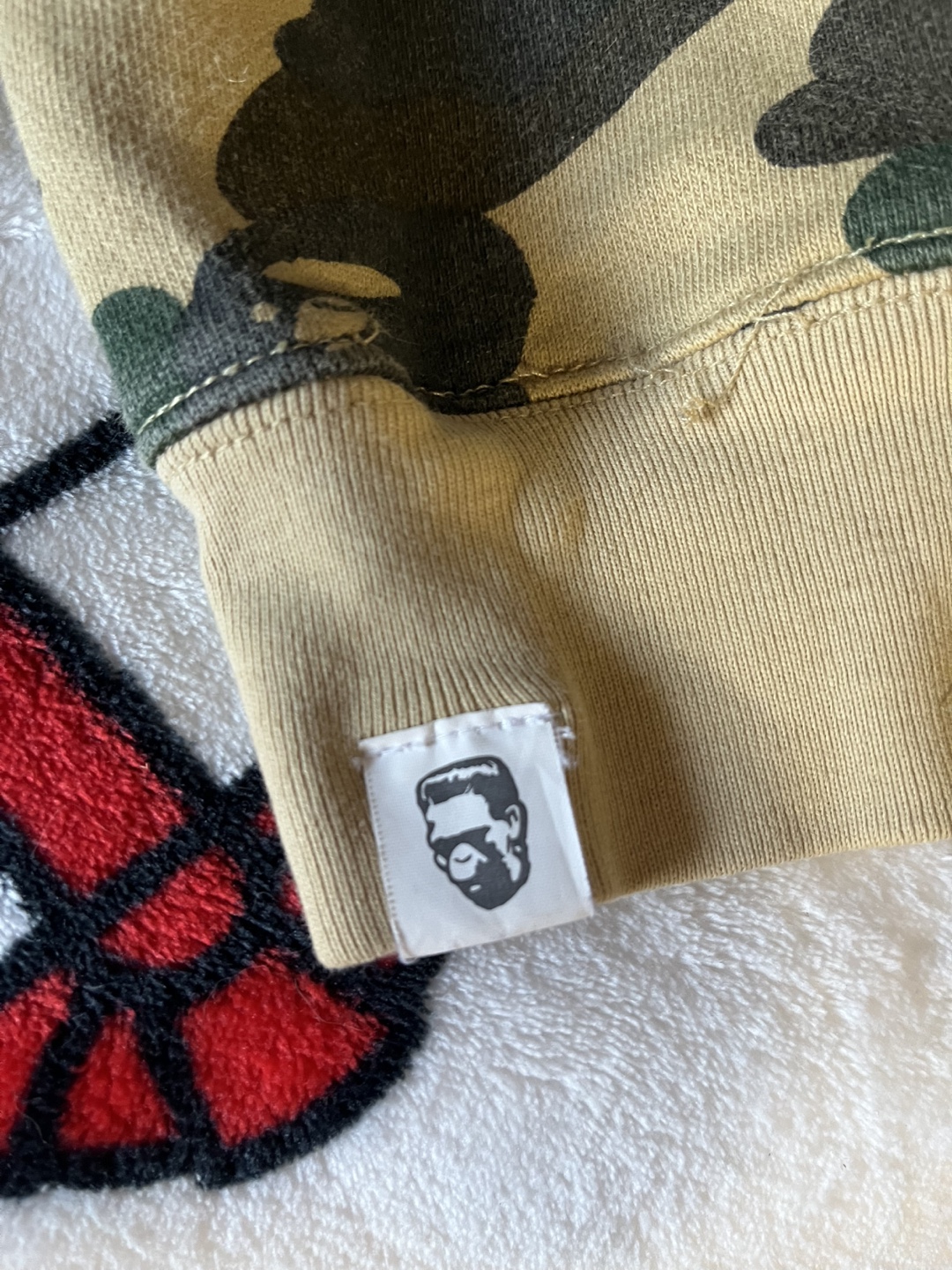 A Bathing Ape Camo Shark Hoodie - photo 2