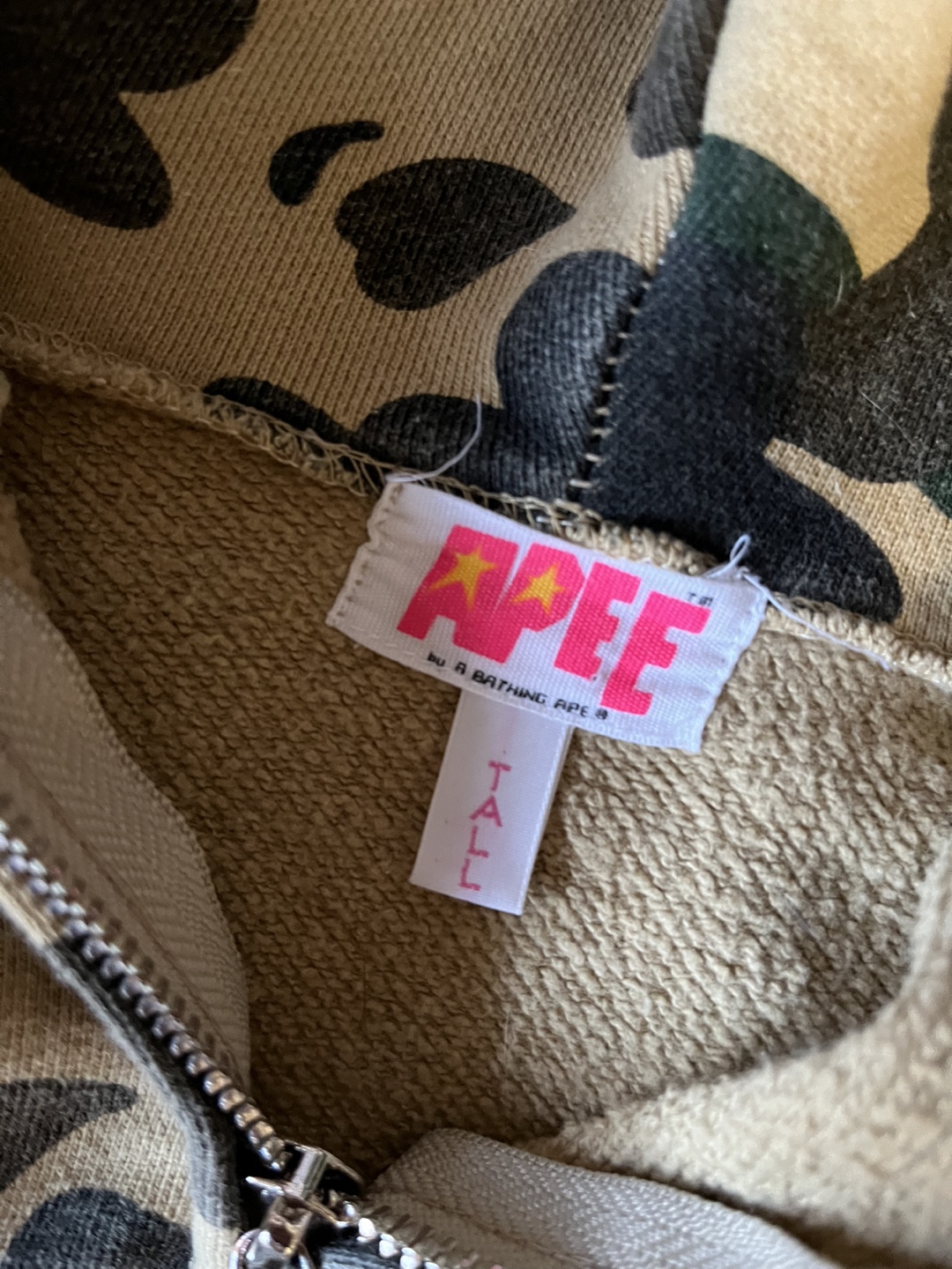A Bathing Ape Camo Shark Hoodie - photo 5