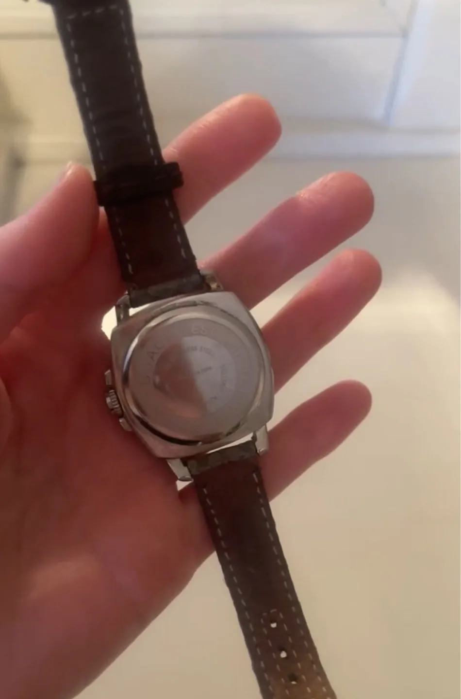 Coach Women's Watch with Brown Leather Band image indicator(2)