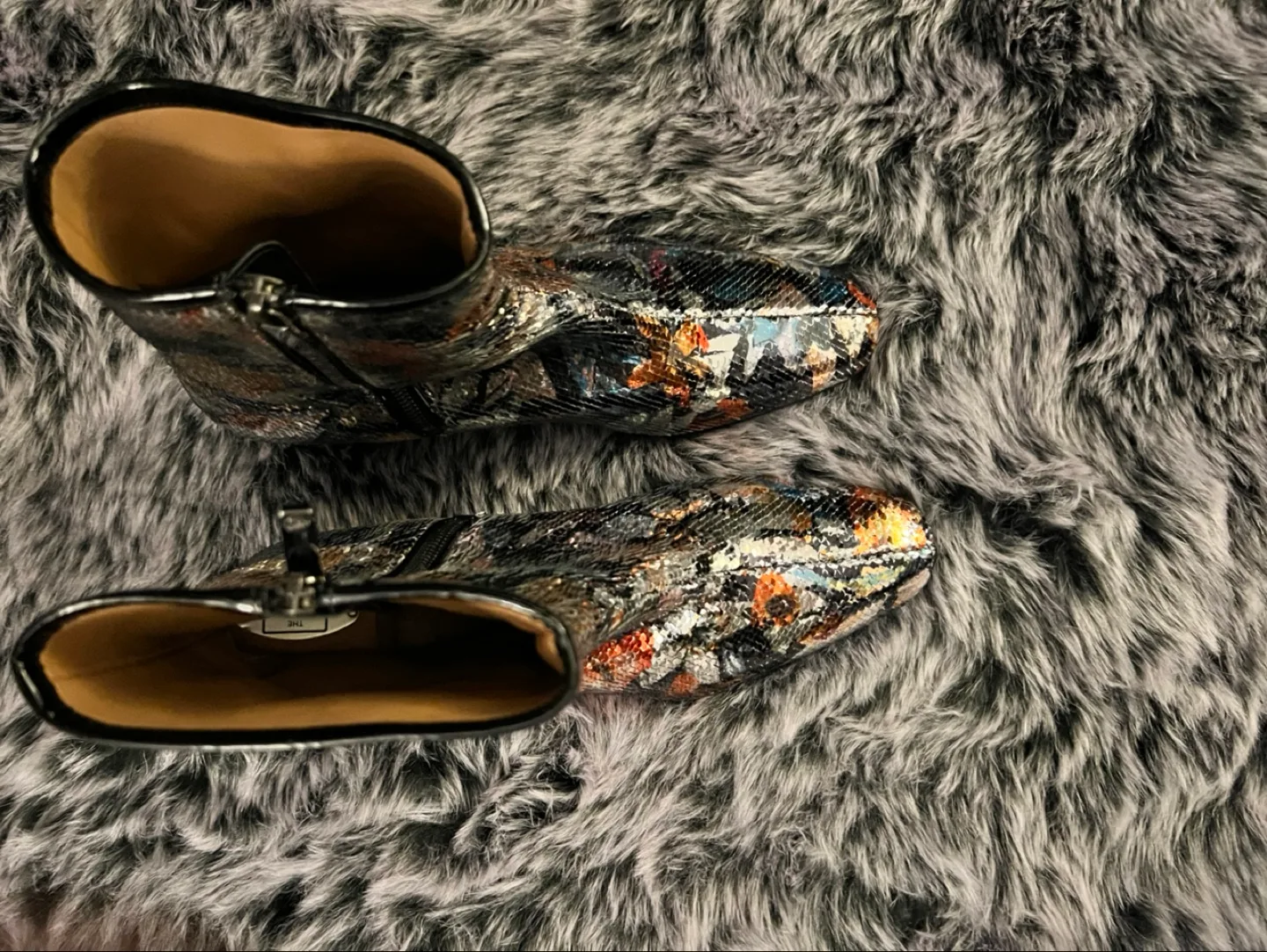 Authentic Christian Louboutin Multicoloured Sequin Ankle Boots image indicator(6)