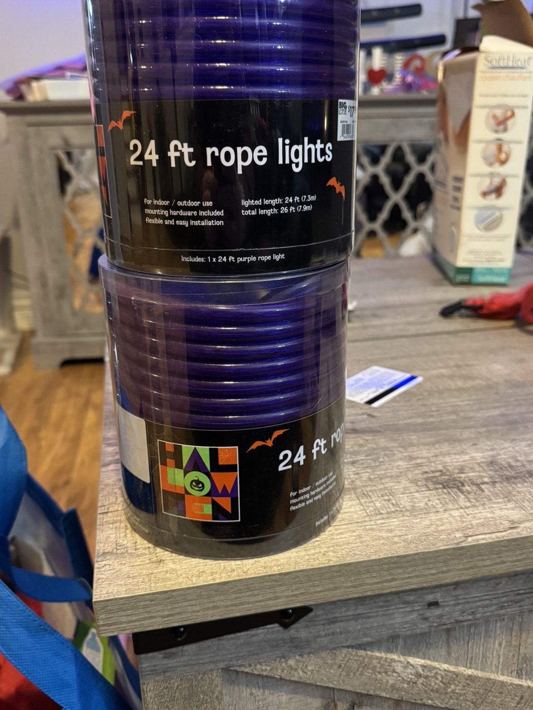 24ft Purple Rope Lights