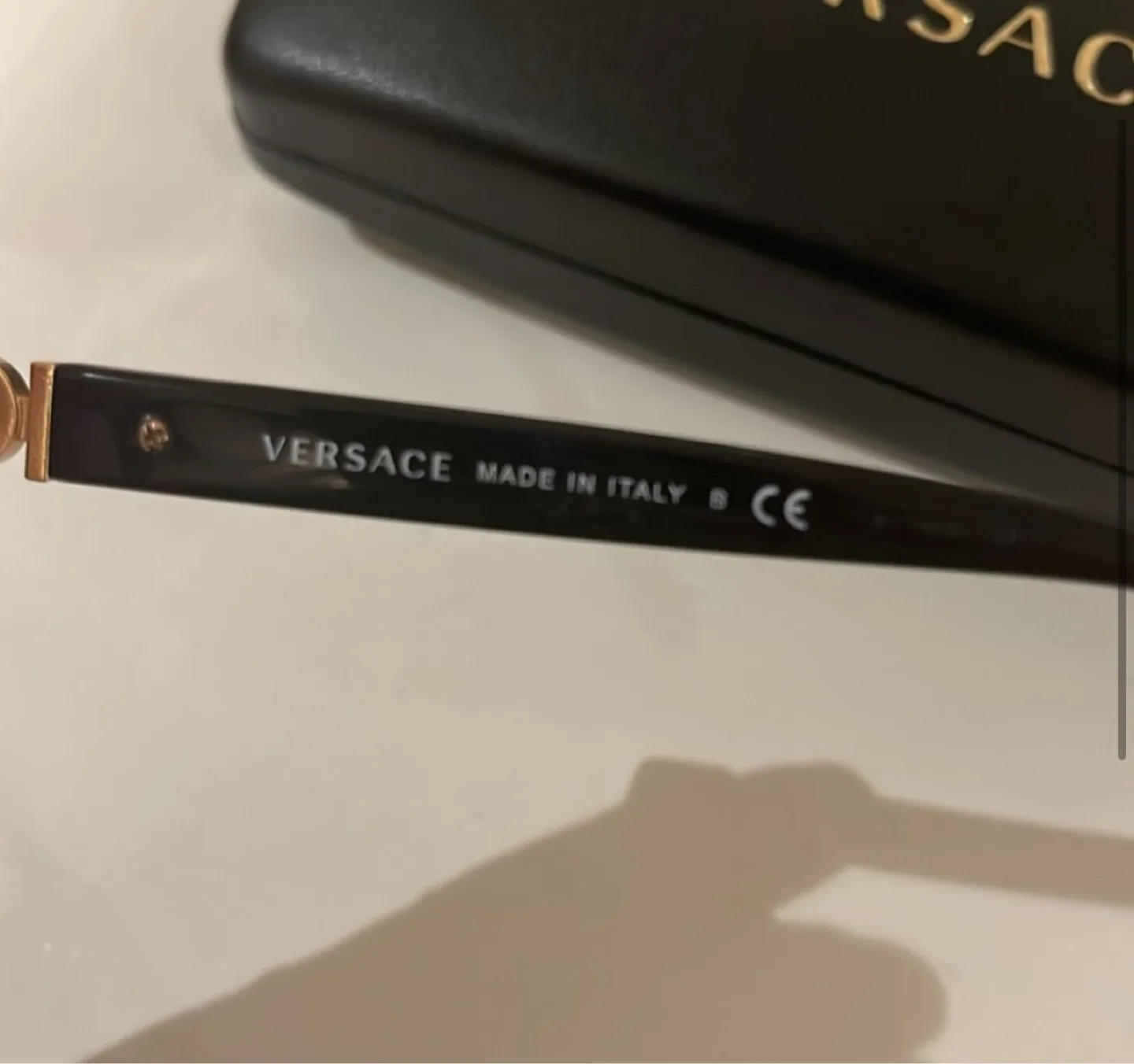Versace Eyeglasses - Black Frame, Gold Accents image indicator(3)