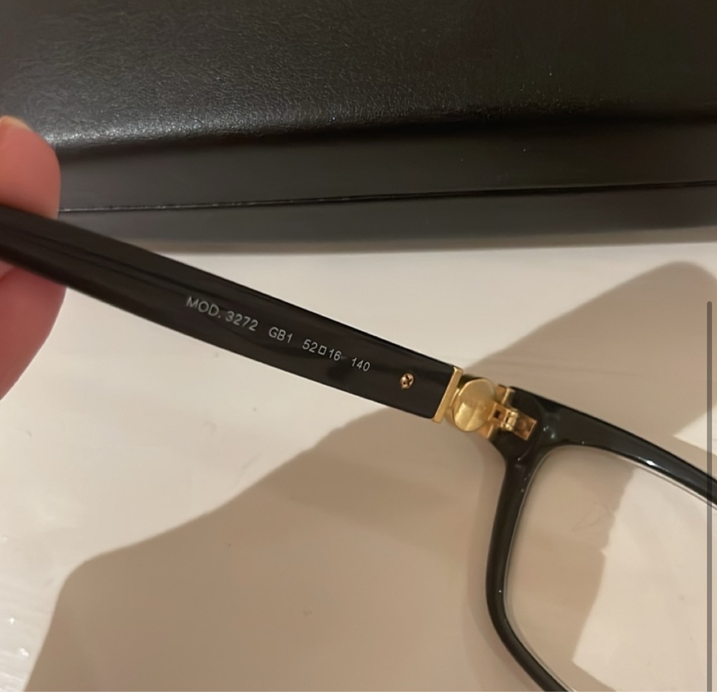 Versace Eyeglasses - Black Frame, Gold Accents - photo 4