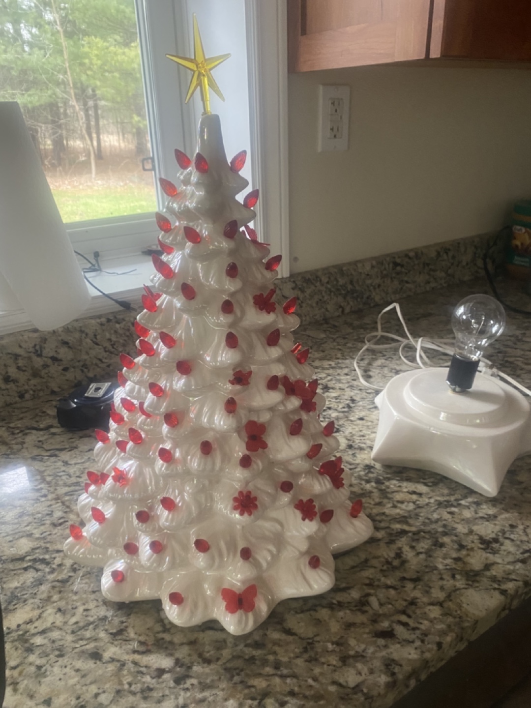 Vintage Ceramic Christmas Tree Light - photo 3