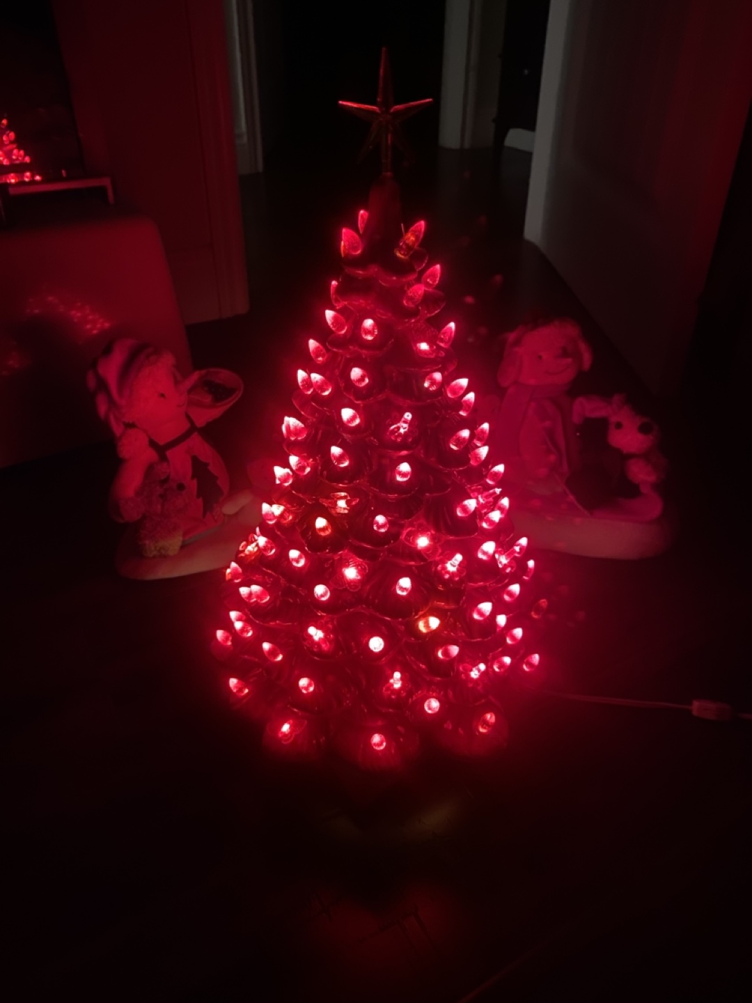 Vintage Ceramic Christmas Tree Light - photo 2