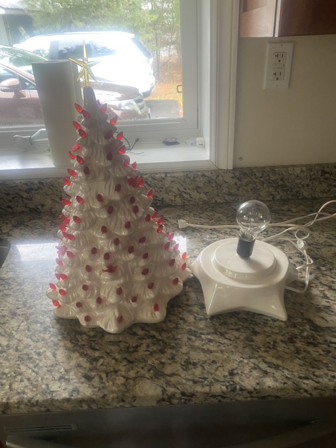 Vintage Ceramic Christmas Tree Light - photo 5
