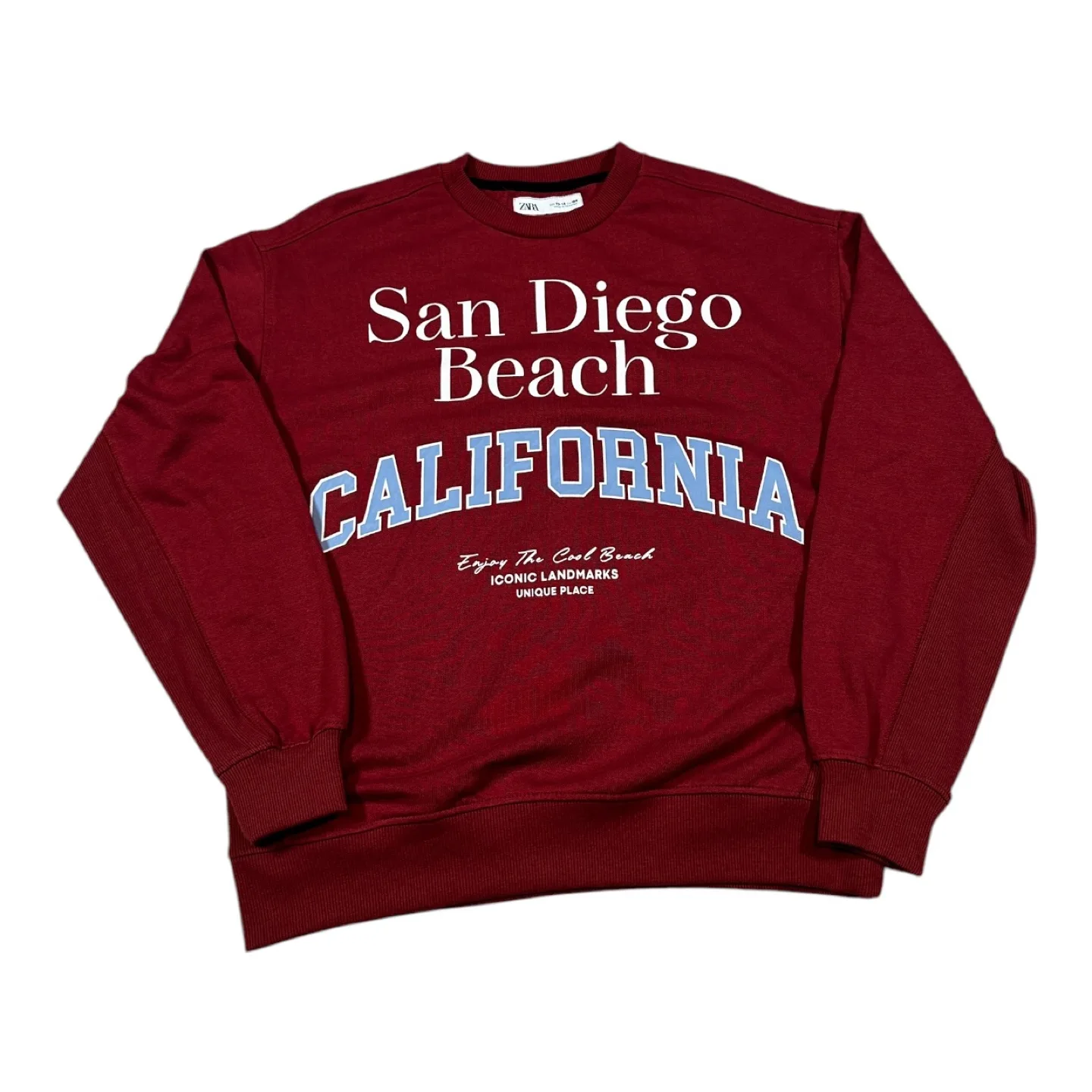 Zara San Diego Beach Crewneck Sweatshirt thumbnail