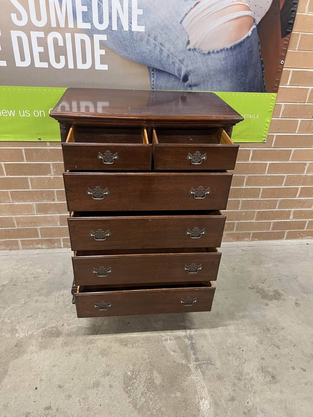 Dark Wood Chest of Drawers - photo 2