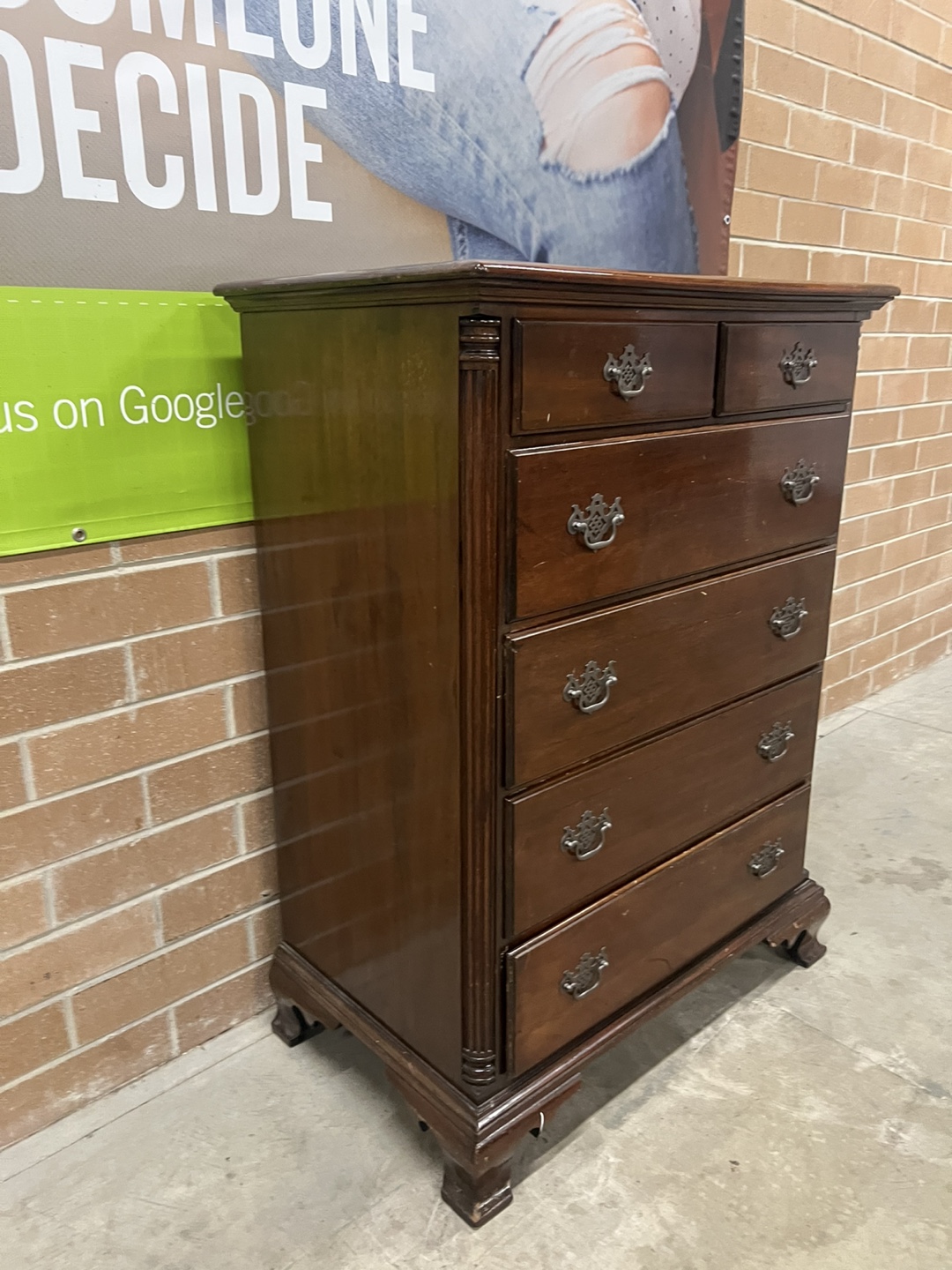Dark Wood Chest of Drawers - photo 5