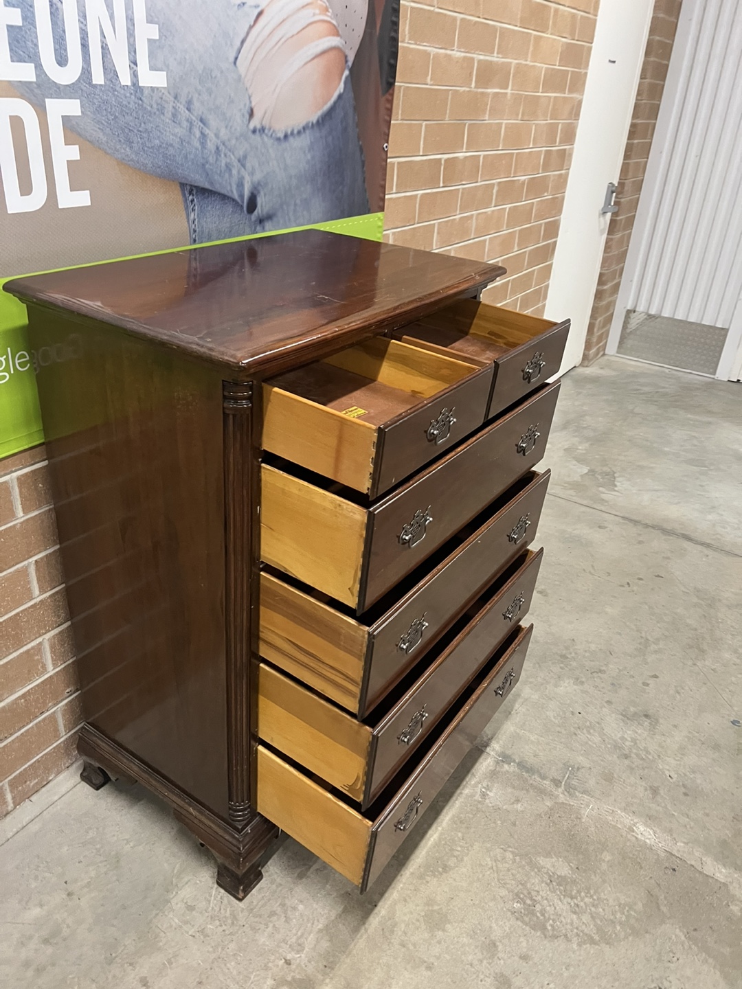 Dark Wood Chest of Drawers - photo 3
